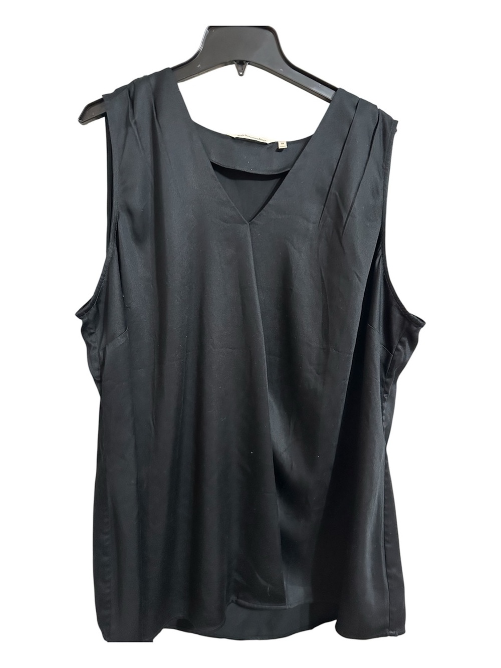 Soft Surroundings Sleeveless Black Tank Top Size 2X